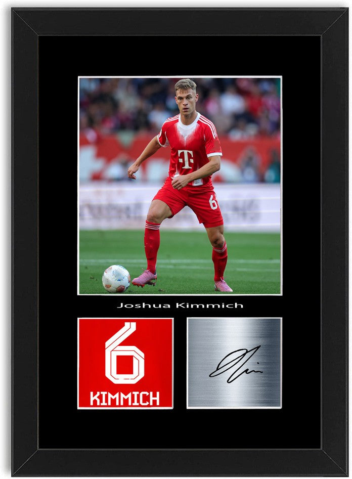 Joshua Kimmich Football Player Poster Signed Print Photo A4 Wall Art Framed