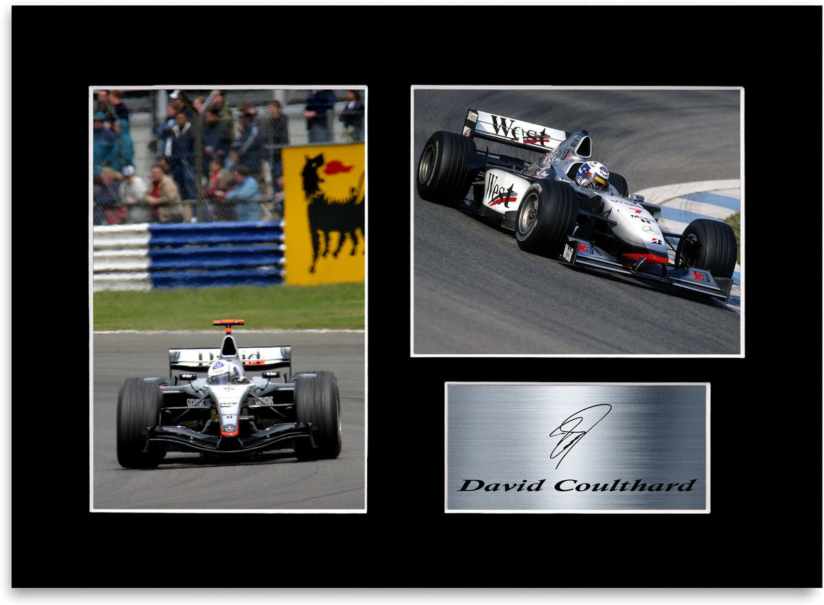 David Coulthard F1 Driver mounted display by LJW Prints