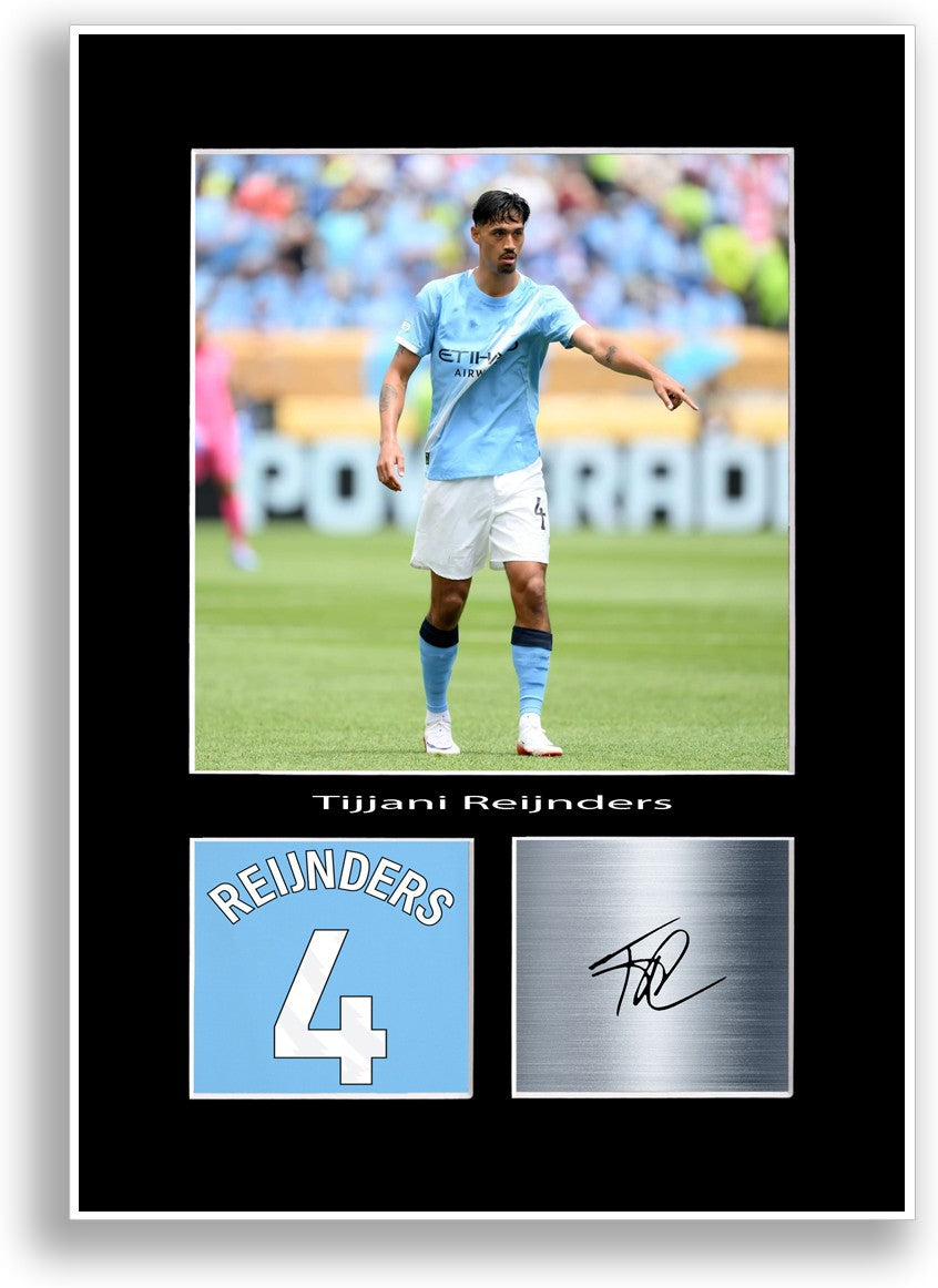 Tijjani Reijnders Football Player Poster Signed Print Photo Wall Art Gift Idea