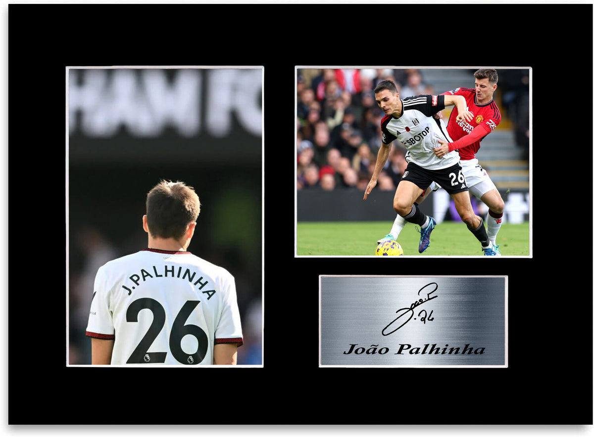 Joao Palhinha Fulham Player framed print by LJW Prints