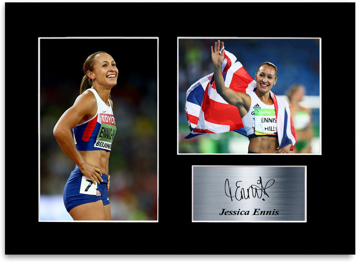 Jessica Ennis Athletics Olympics Signed Autograph Photo Display Poster A4