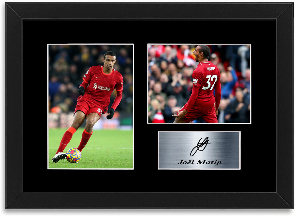 Joel Matip Liverpool Player framed print by LJW Prints