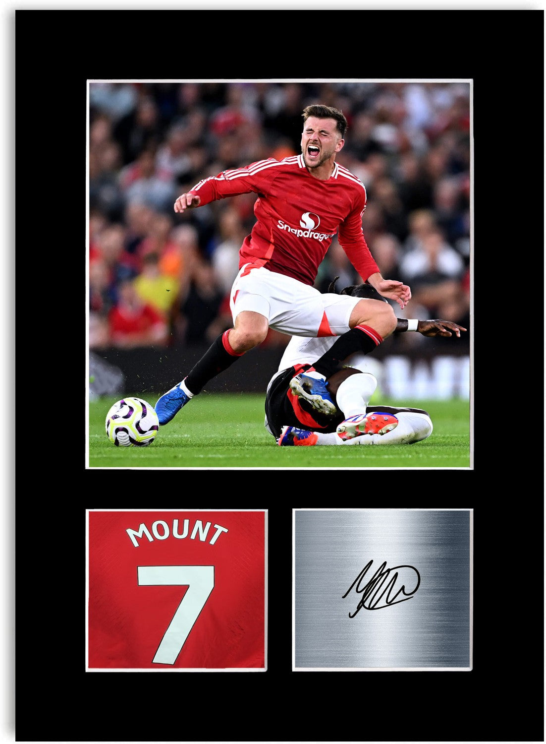 Mason Mount Football Player Poster Signed Photo Display Mount Print A4 Gift