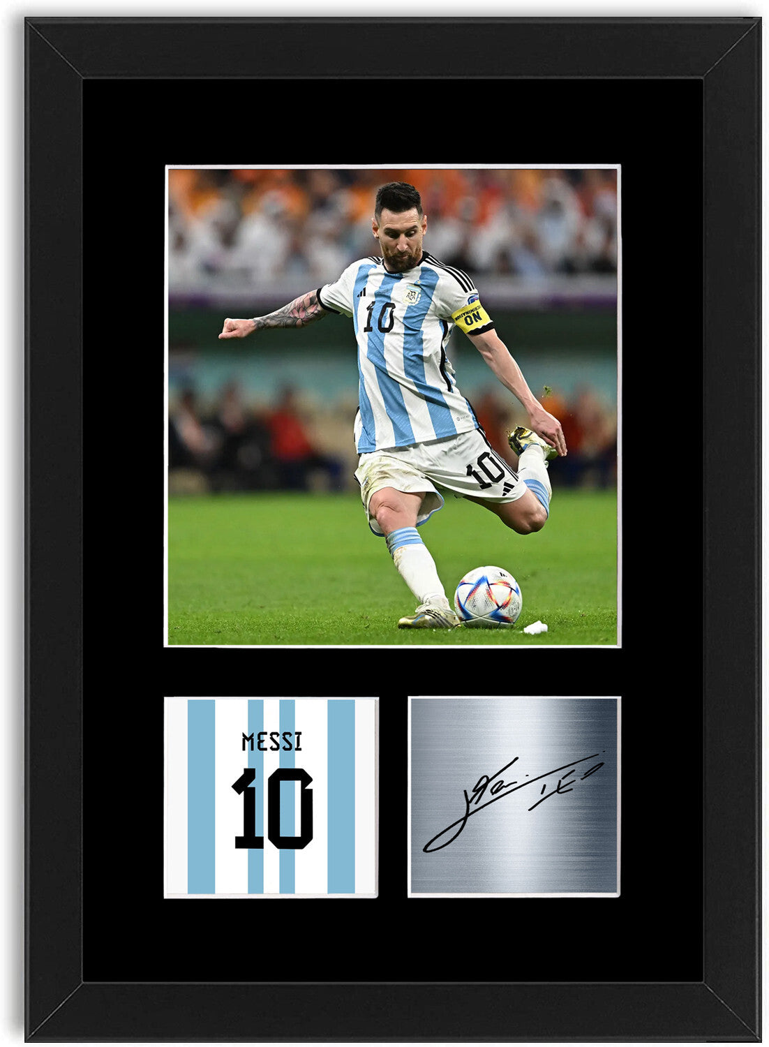 Lionel Messi Football Player Argentina framed print by LJW Prints