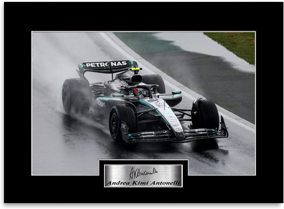 Andrea Kimi Antonelli 2025 Car For F1 Fans mounted display by LJW Prints