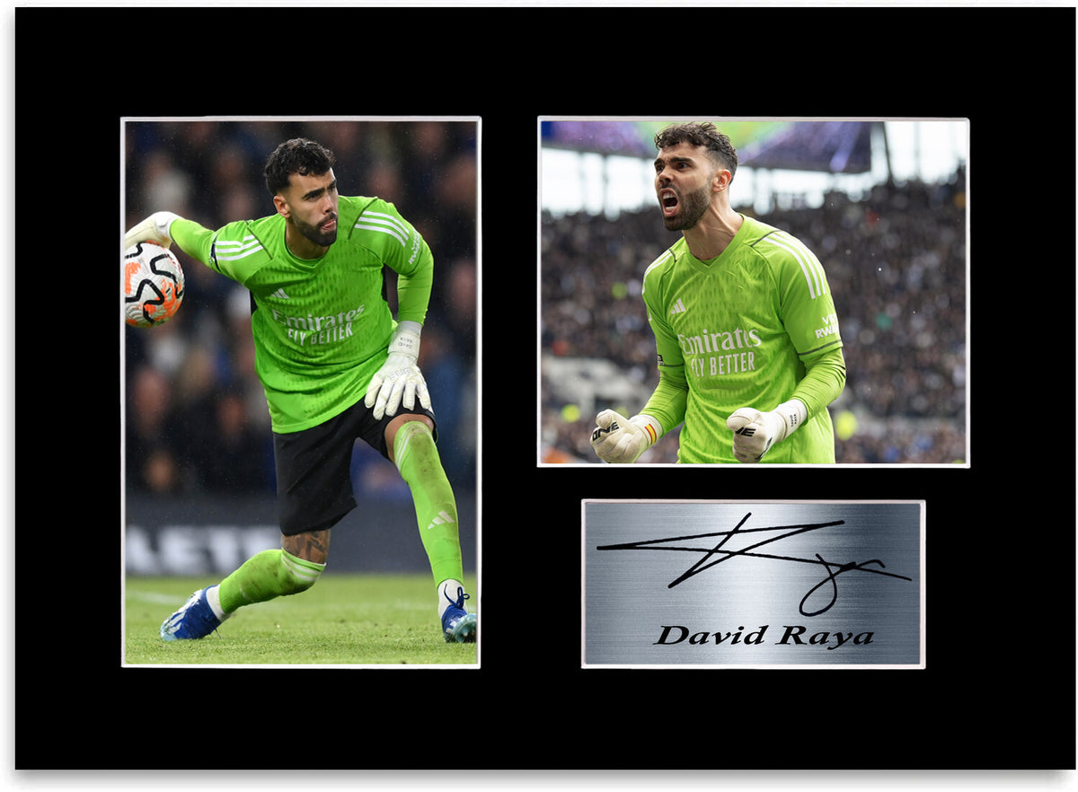David Raya Football Player framed print by LJW Prints