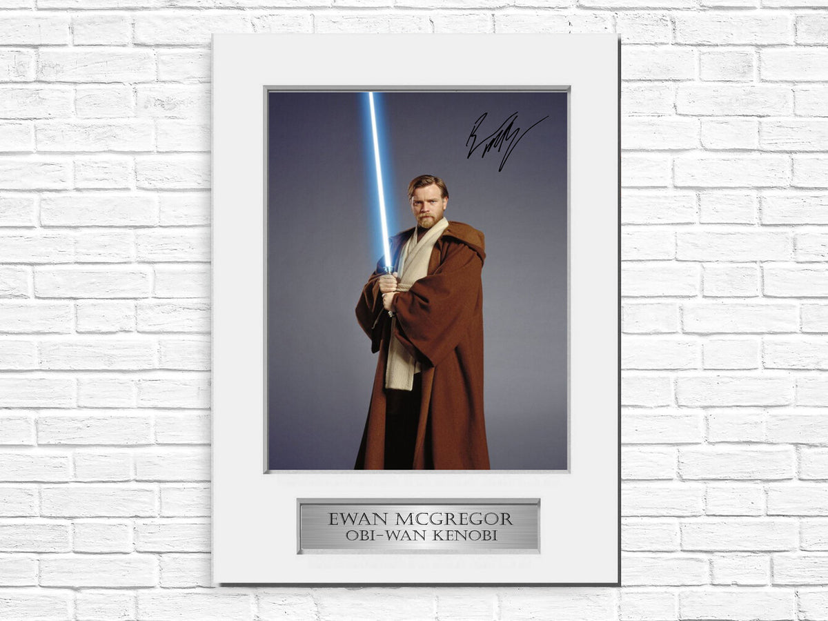 Evan McGregor Signed Photo Display Mount A4 Gifts
