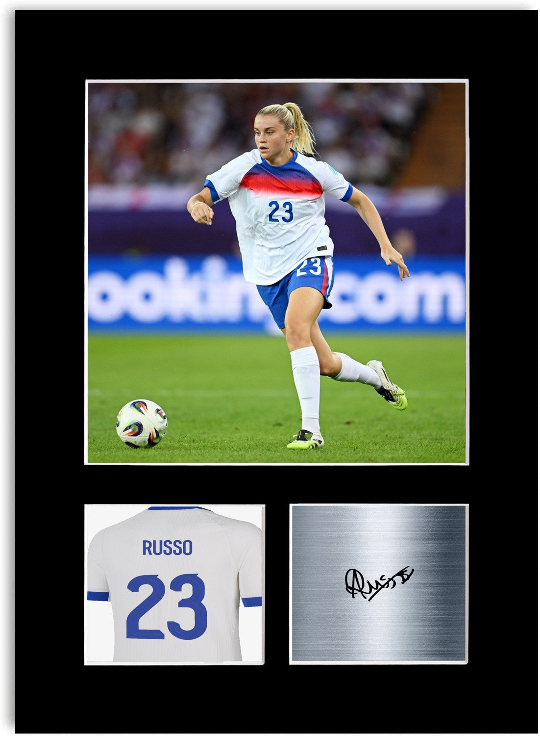 Alessia Russo England Print Signed Photo Display Poster Women’s Euro 2025