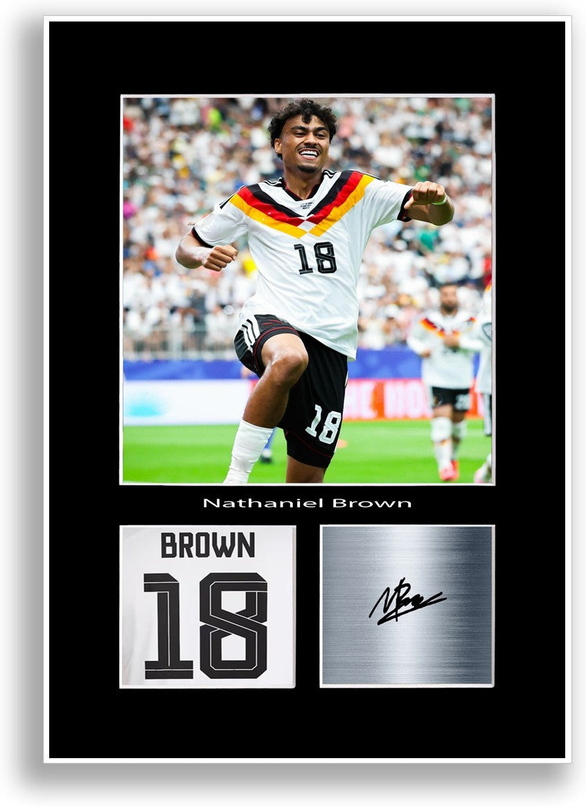 Nathaniel Brown Germany 2026 Poster Signed Print Photo Wall Art Gift