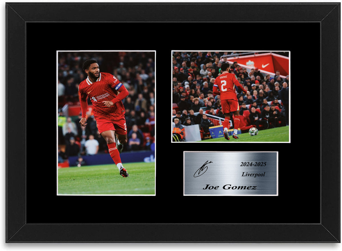 Joe Gomez Liverpool Player framed print by LJW Prints