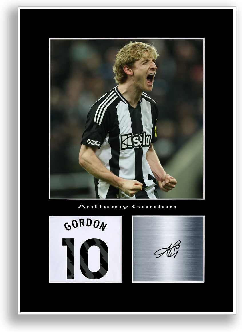 Anthony Gordon Football Player unframed poster by LJW Prints