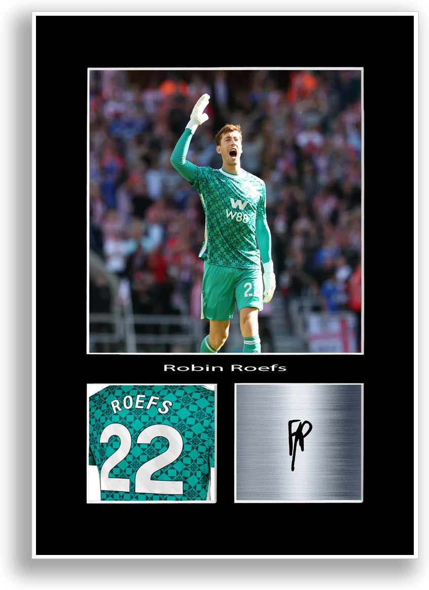 Robin Roefs Football Player Poster Signed Print Photo A4 Wall Art Gift Idea