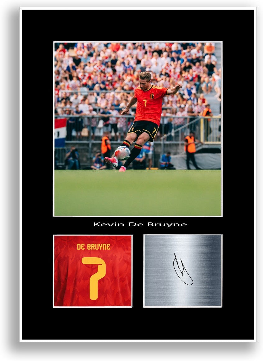 Kevin De Bruyne Belgium 2026 Poster Signed Print Photo Wall Art Gift