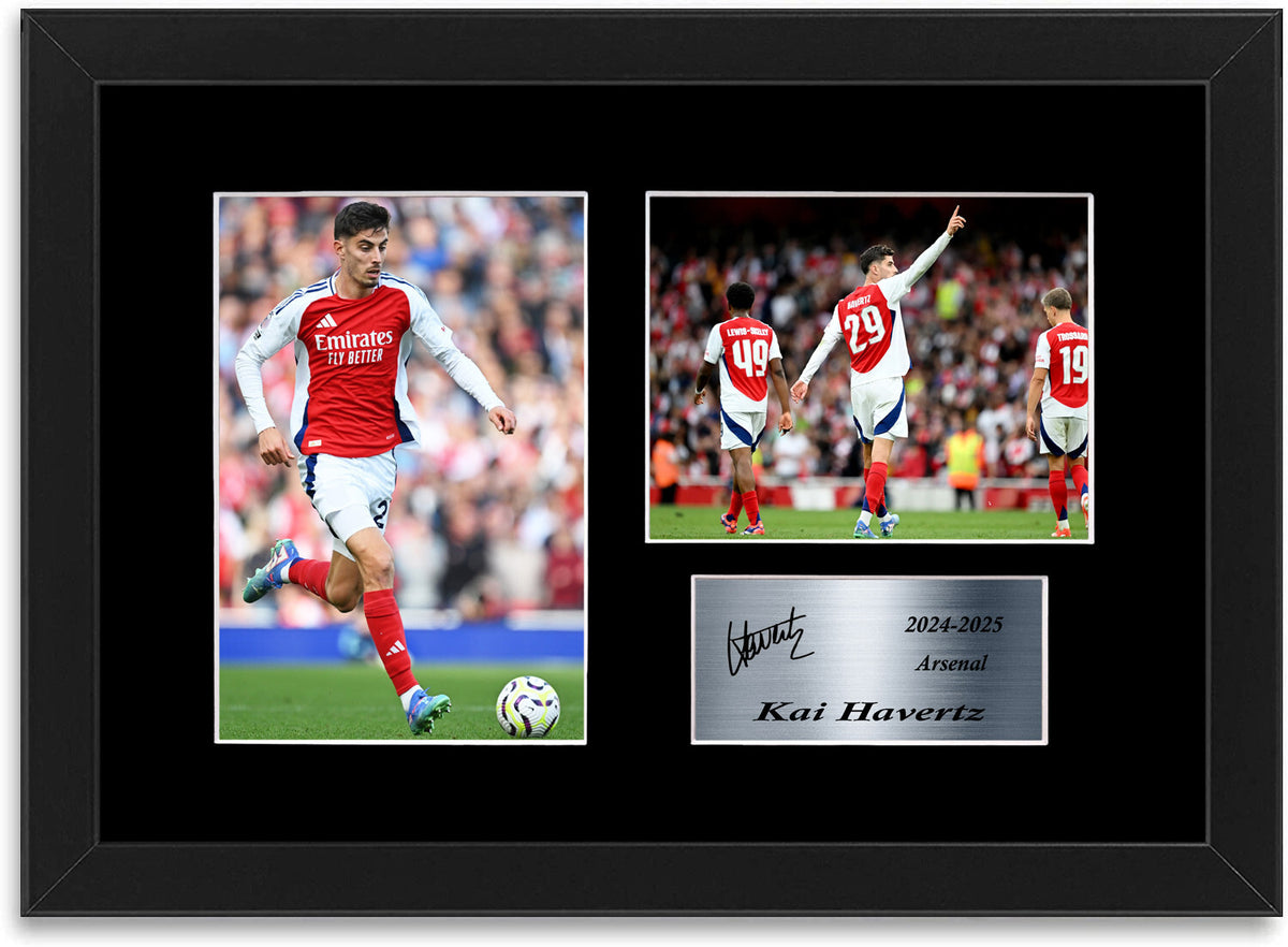 Kai Havertz Arsenal Player Printed framed print by LJW Prints