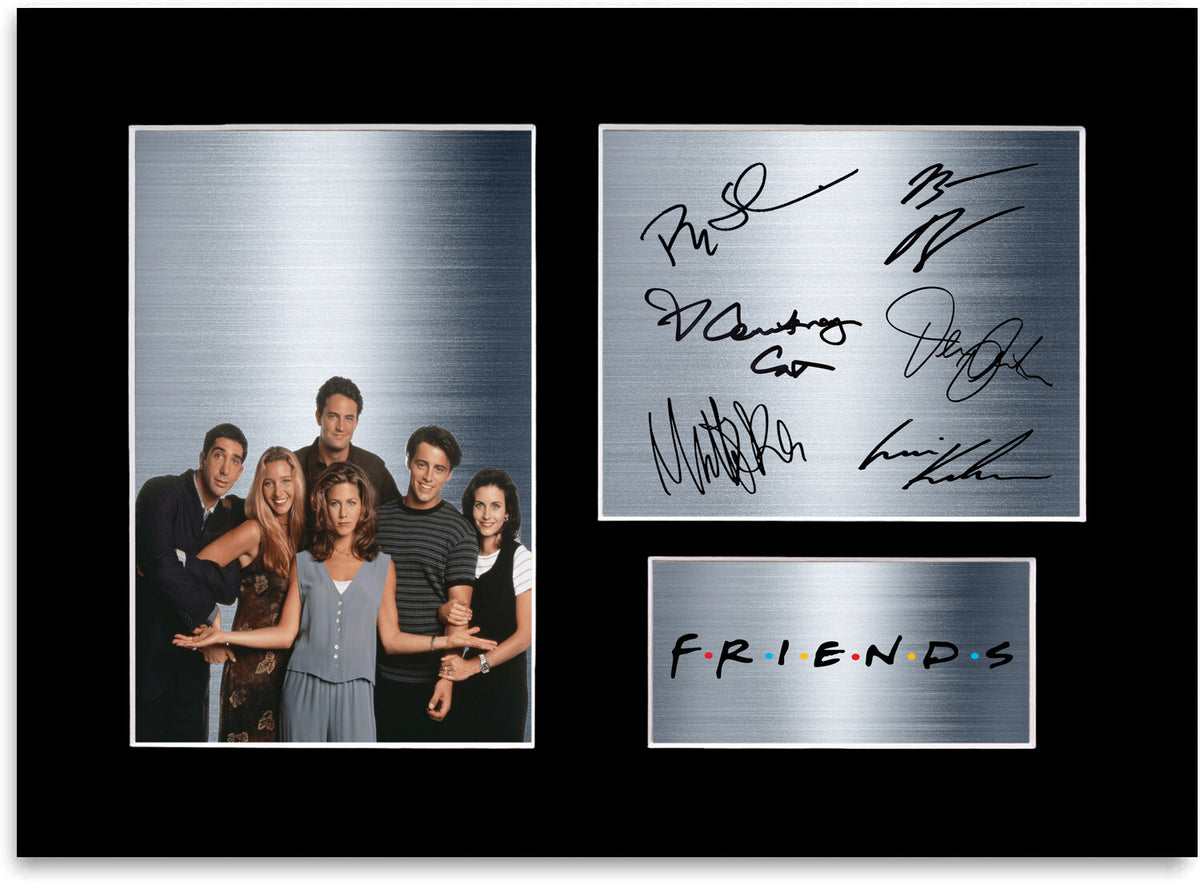 Friends Memorabilia Joey Chandler Ross Phoebe mounted display by LJW Prints