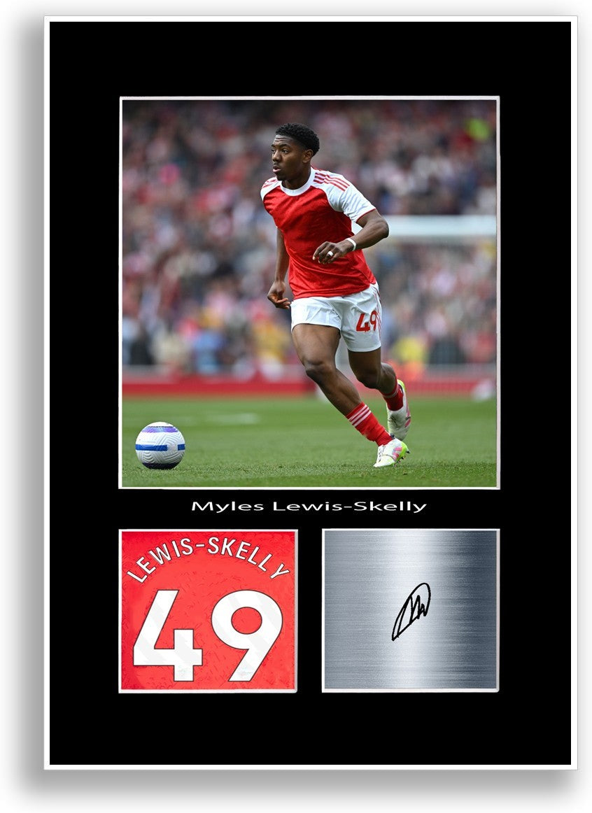 Myles Lewis-Skelly Football Player Poster Signed Print Photo Wall Art Gift Idea