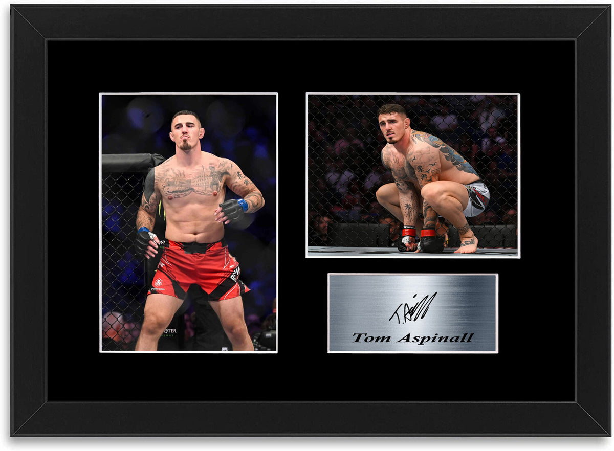 Tom Aspinall MMA UFC Champion Printed framed print by LJW Prints