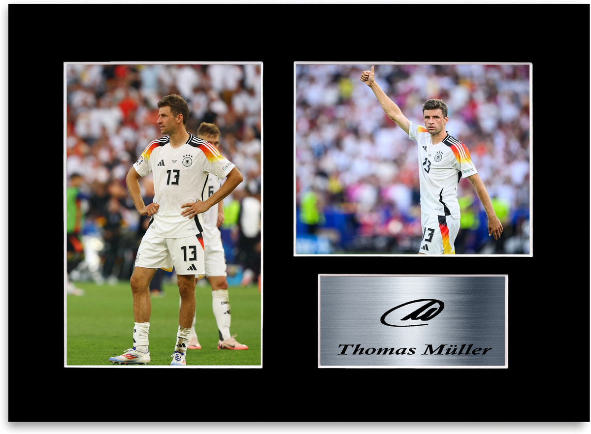 Thomas Müller Germany Euro 2024 Player mounted display by LJW Prints