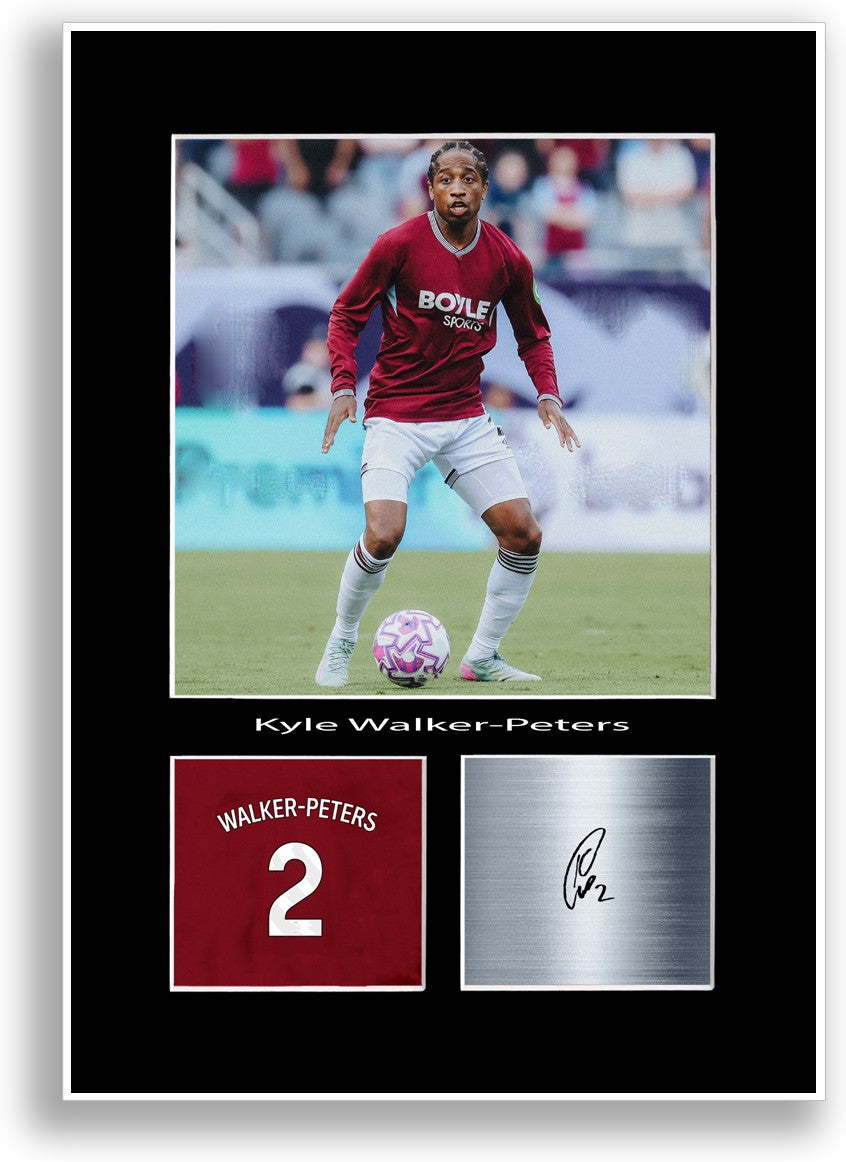 Kyle Walker-Peters Football Player Poster Signed Print Photo Wall Art Gift Idea
