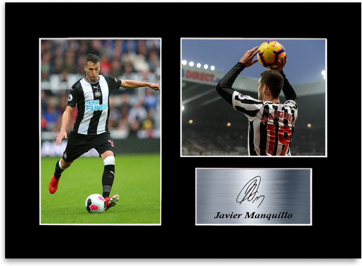 Javier Manquillo Poster Printed Signed Autograph Photo Display Mount A4