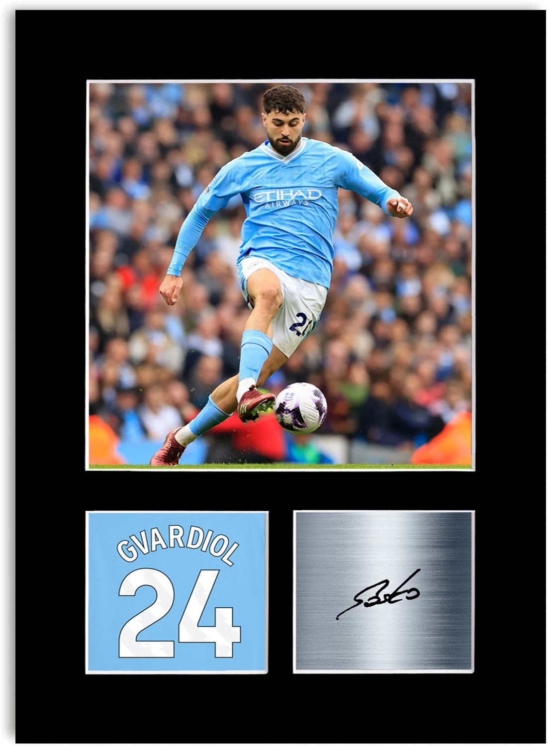 Josko Gvardiol Football Player Poster Signed Photo Display Mount Print A4 Gift