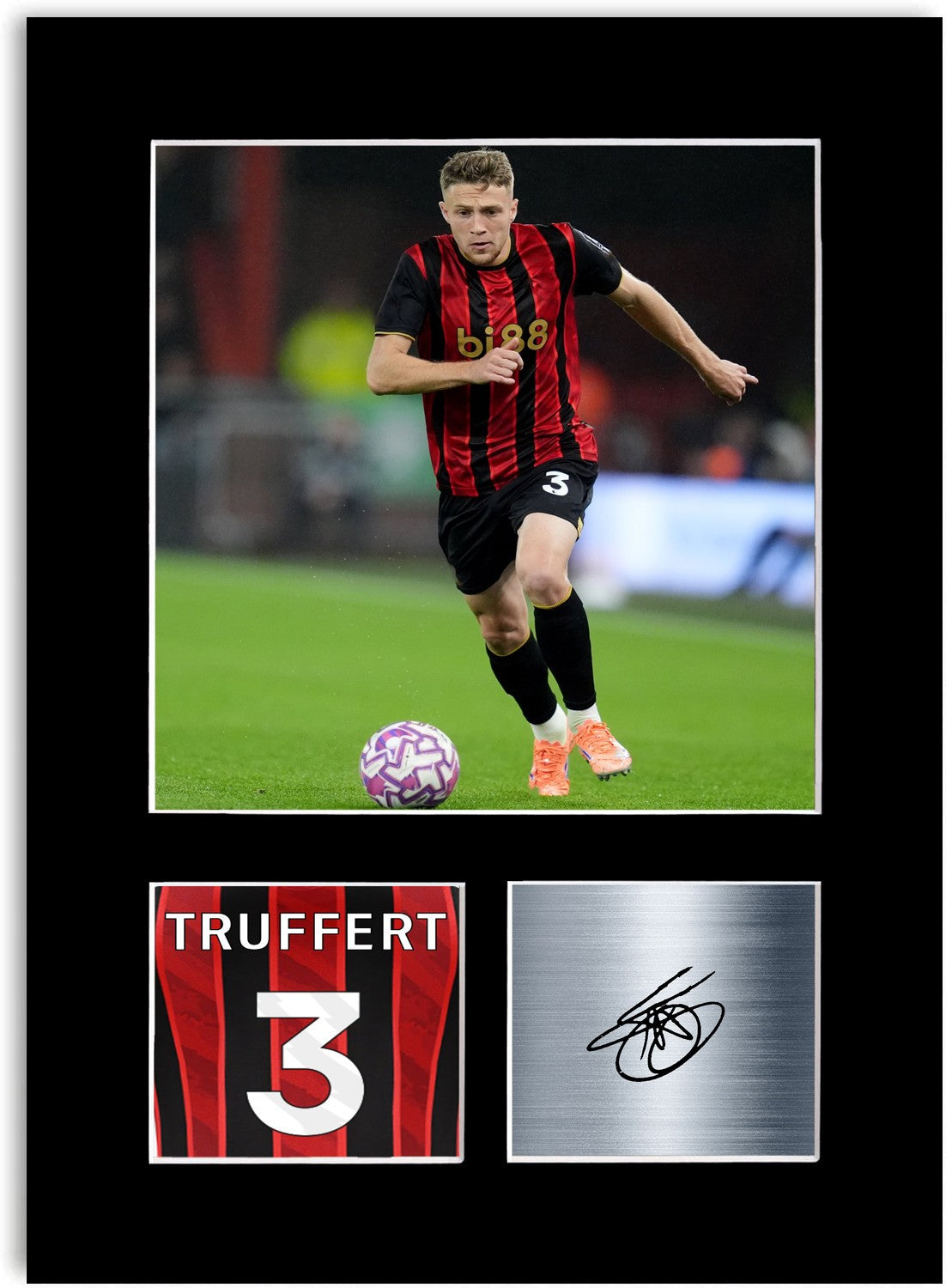 Adrien Truffert Bournemouth A4 Printed Signed Photo Display Mount Poster Gift