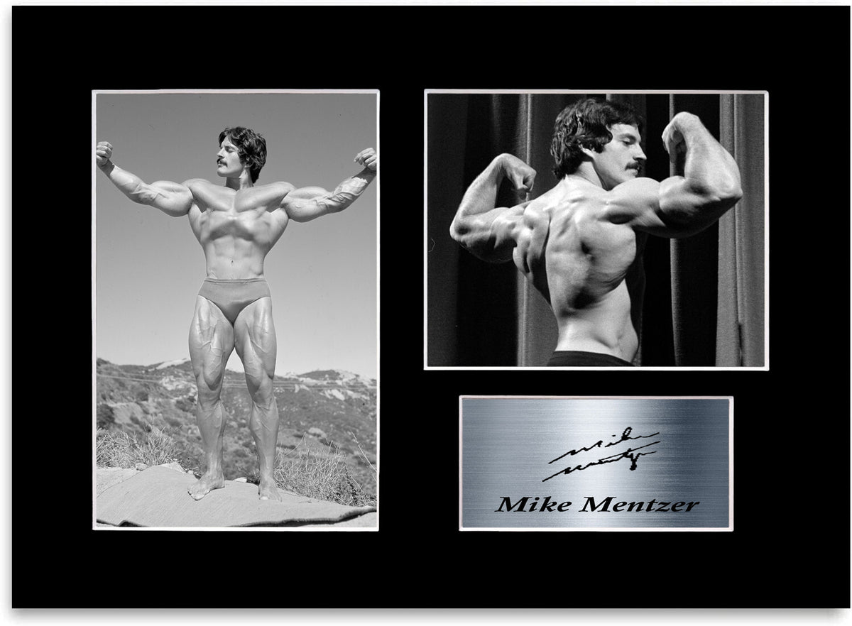 Mike Mentzer Bodybuilding Gym Motivational mounted display by LJW Prints