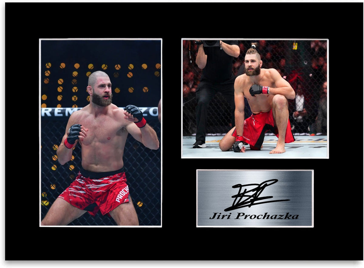 Jiri Prochazka MMA Fighter Printed Signed Autograph Photo Display Poster A4