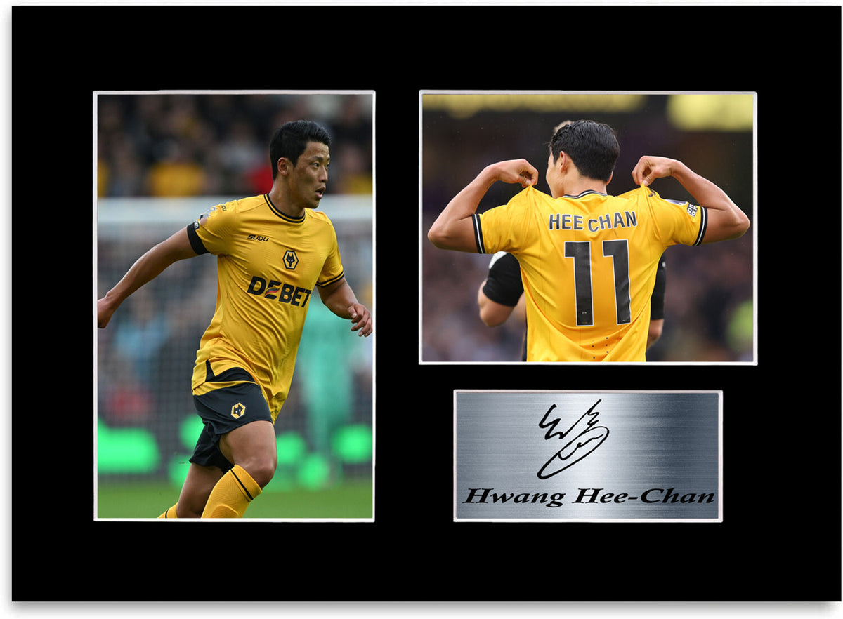 Hwang Hee Chan Wolverhampton Player framed print by LJW Prints