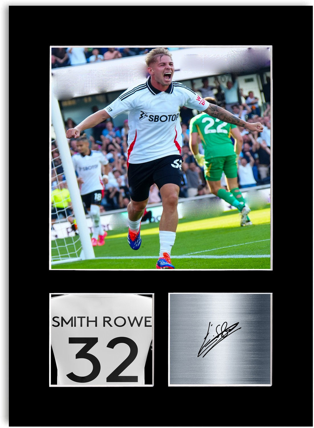 Emile Smith Rowe Football Player Poster Signed Photo Display Mount Print A4 Gift
