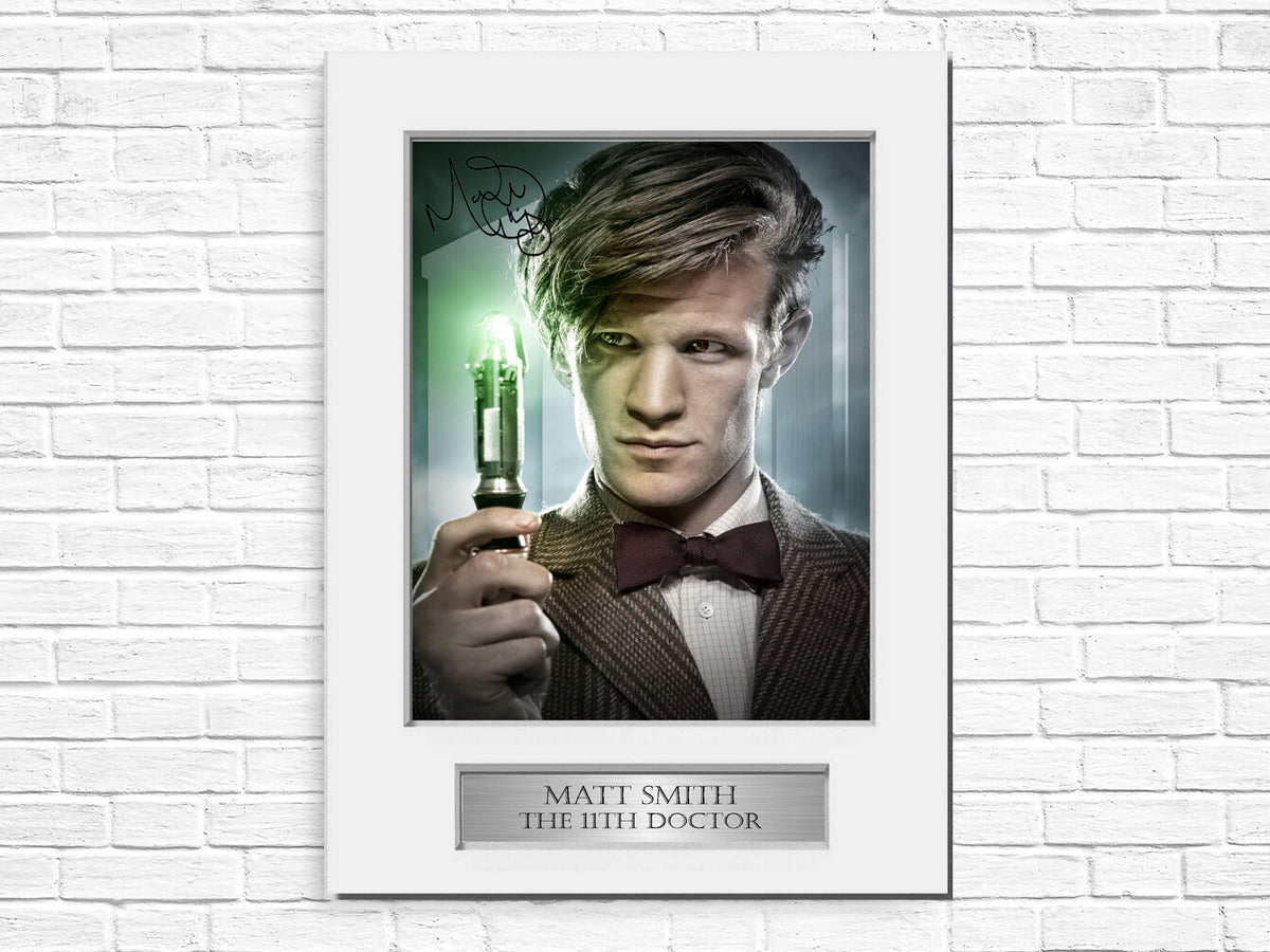 Matt Smith Doctor Who Signed Autograph Print Photo Display Gifts A4 TV Show