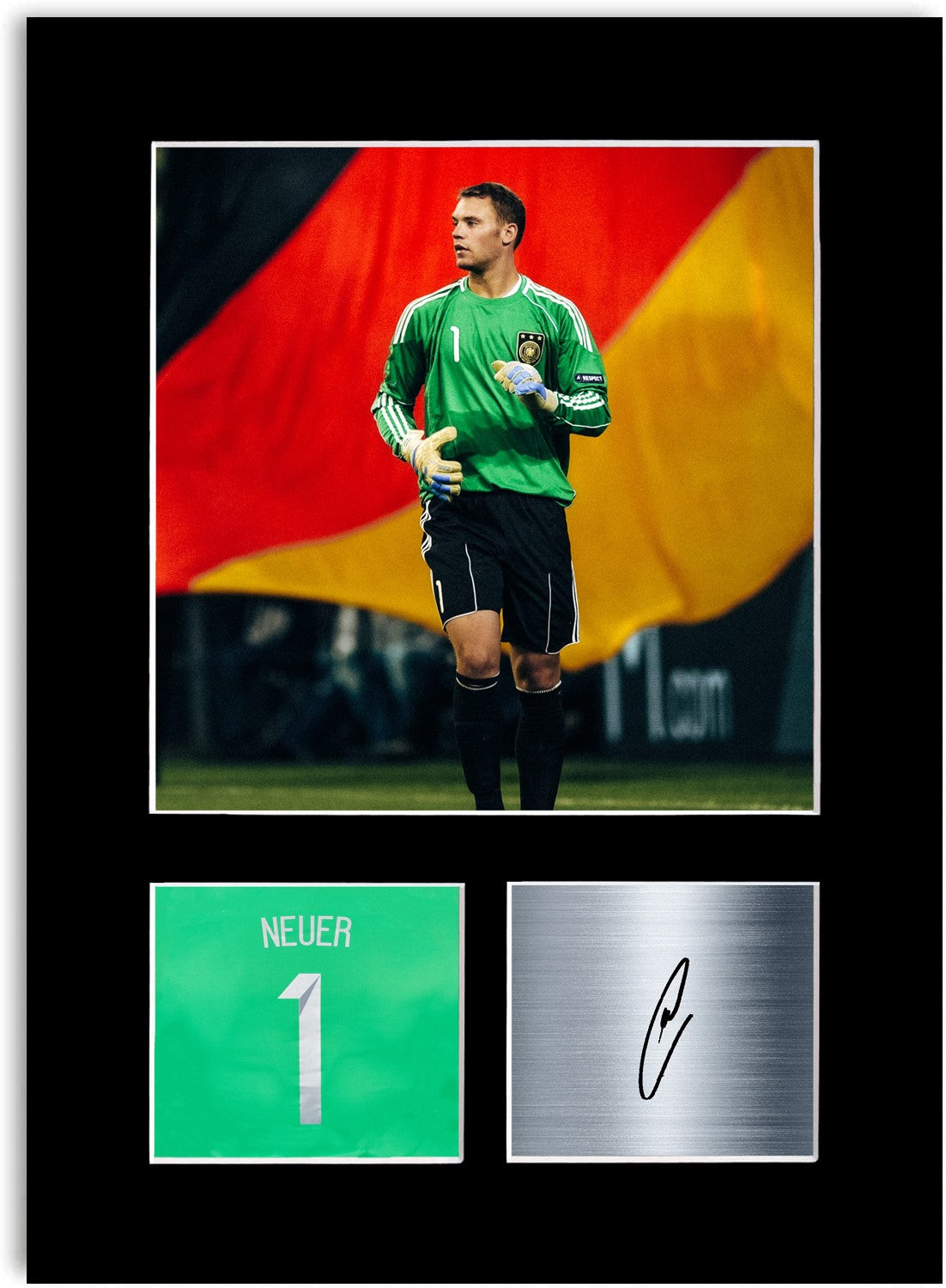 Manuel Neuer Germany Player Poster Signed Photo Display Mount Print A4 Gift