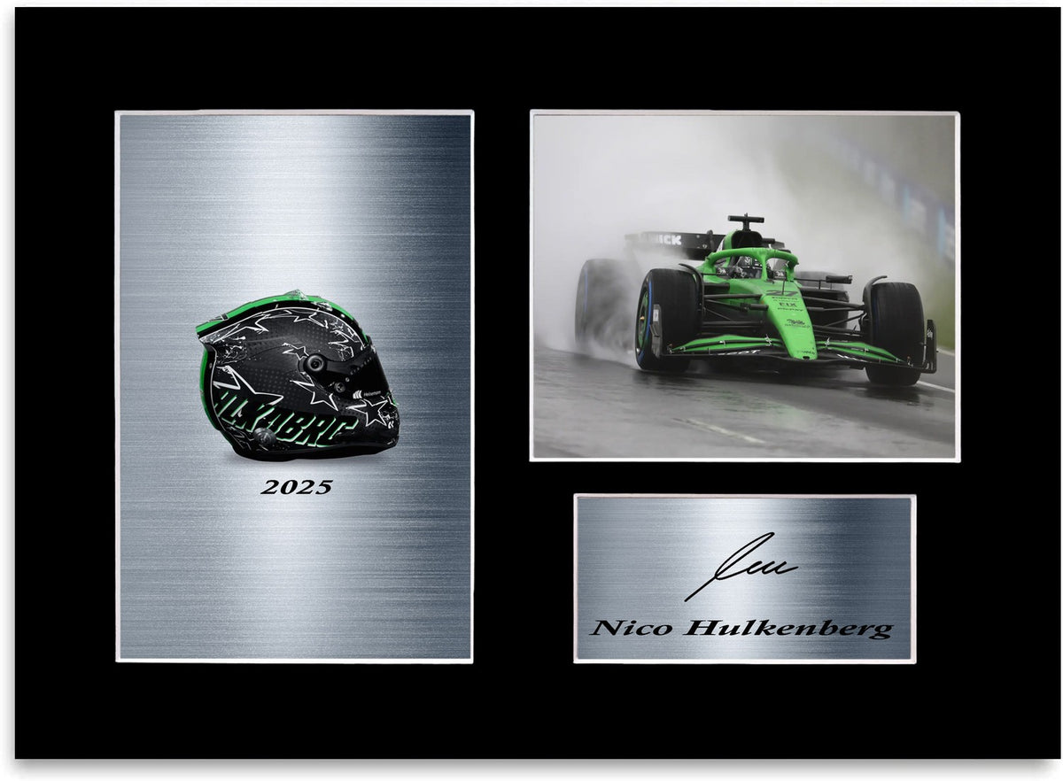 Nico Hülkenberg 2025 For F1 Fans mounted display by LJW Prints