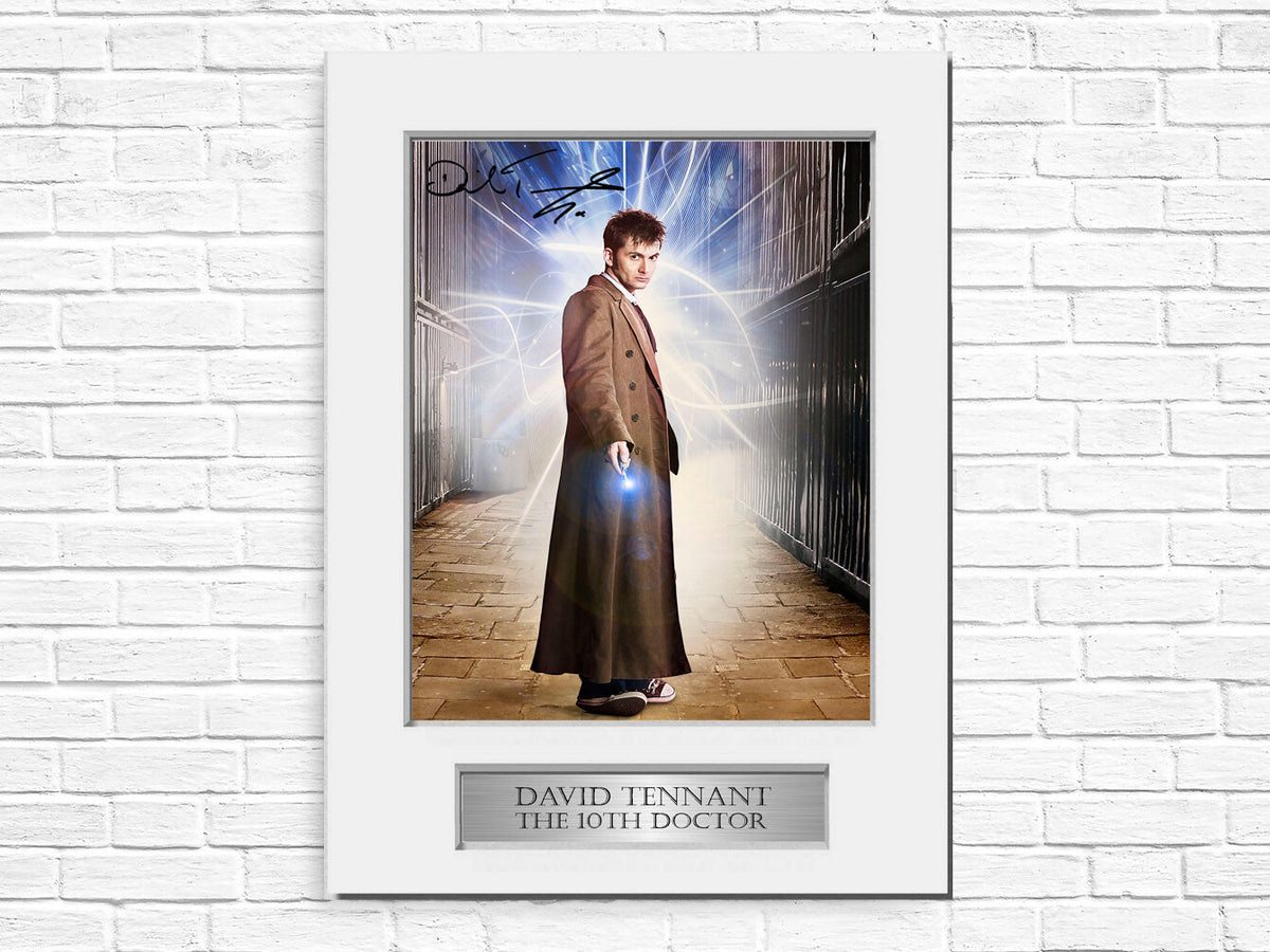 David Tennant Doctor Who Signed Autograph Print Photo Display Gifts A4 TV Show