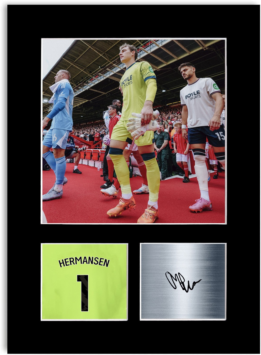 Mads Hermansen Football Player Poster Signed Photo Display Mount Print A4
