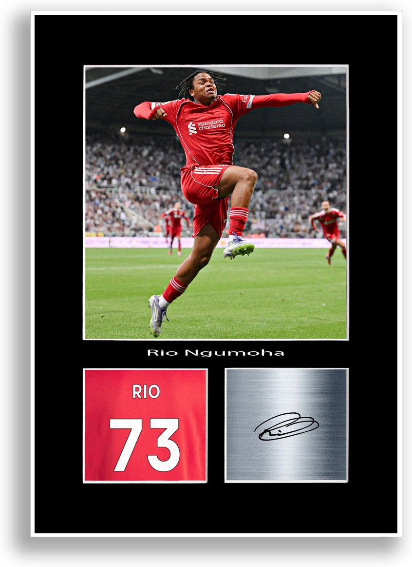 Rio Ngumoha Football Player Poster Signed Print Photo A4 Wall Art Gift Idea