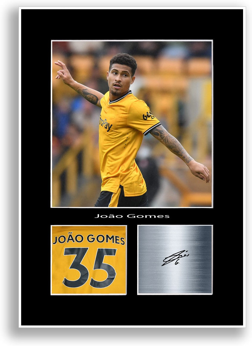Joao Gomes Football Player Poster Signed A4 Print Photo Wall Art Gift