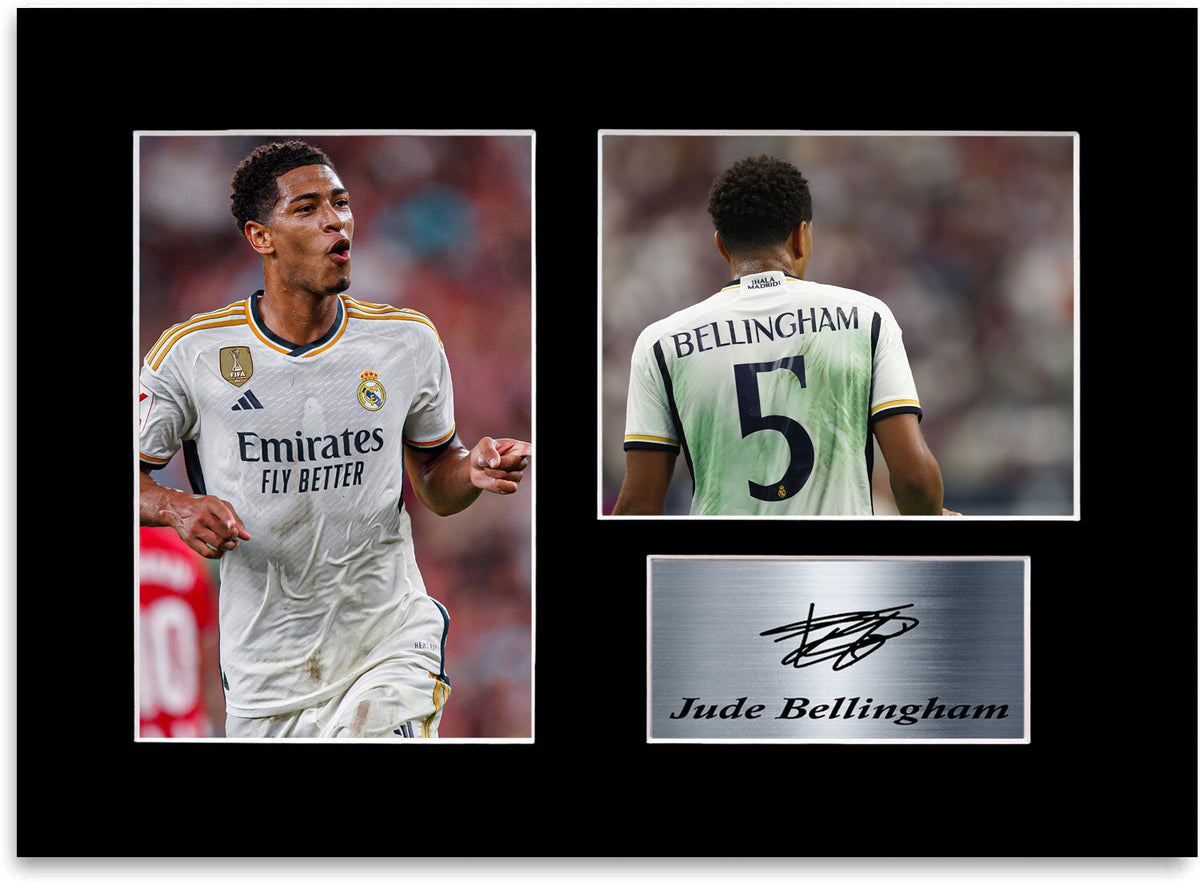 Jude Bellingham Real Madrid Football Player A4 Signed Photo Display Mount Poster