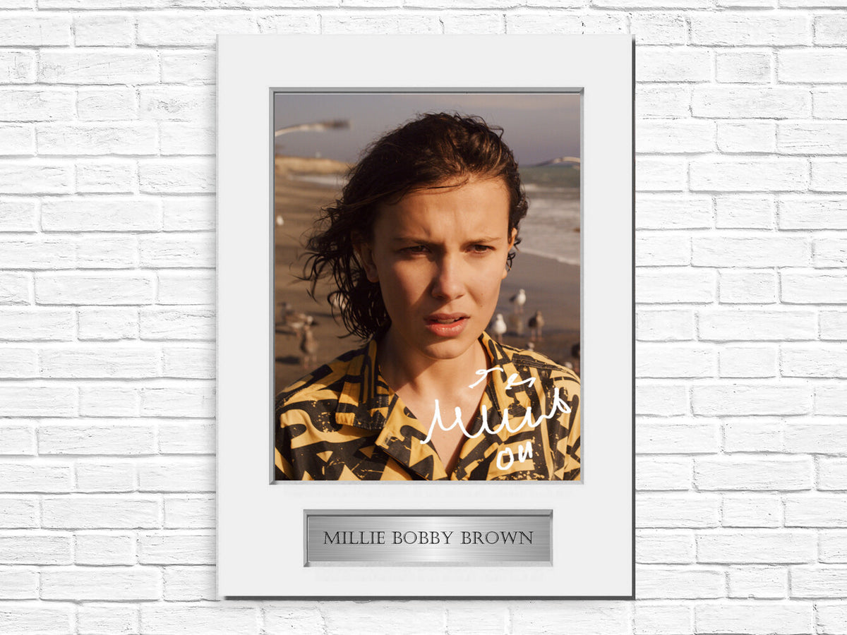 Millie Bobby Brown Signed Autograph Print Photo Display Gifts A4 TV Show