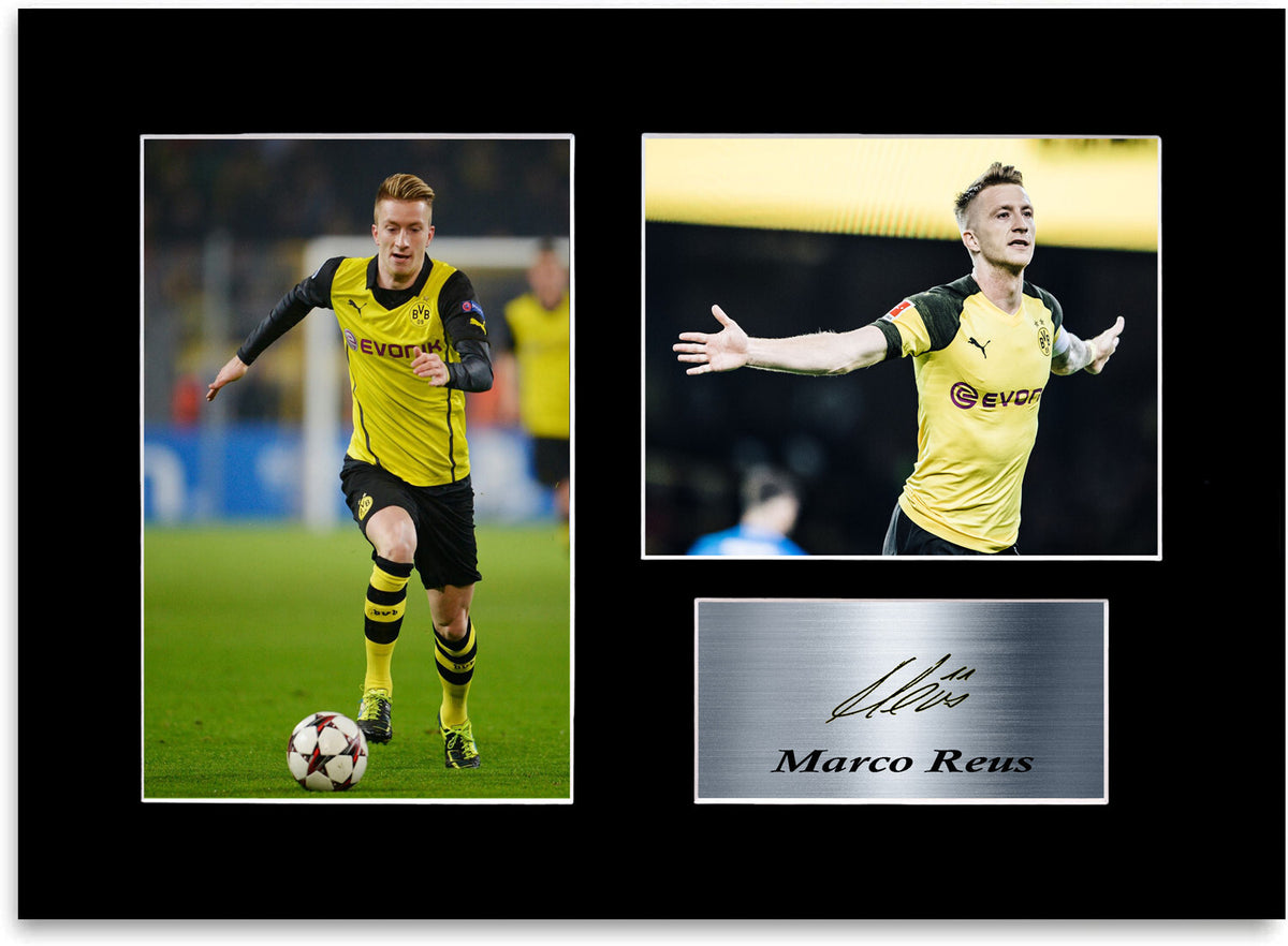 Marco Reus Dortmund Football Player A4 Signed Photo Display Mount Poster Gift
