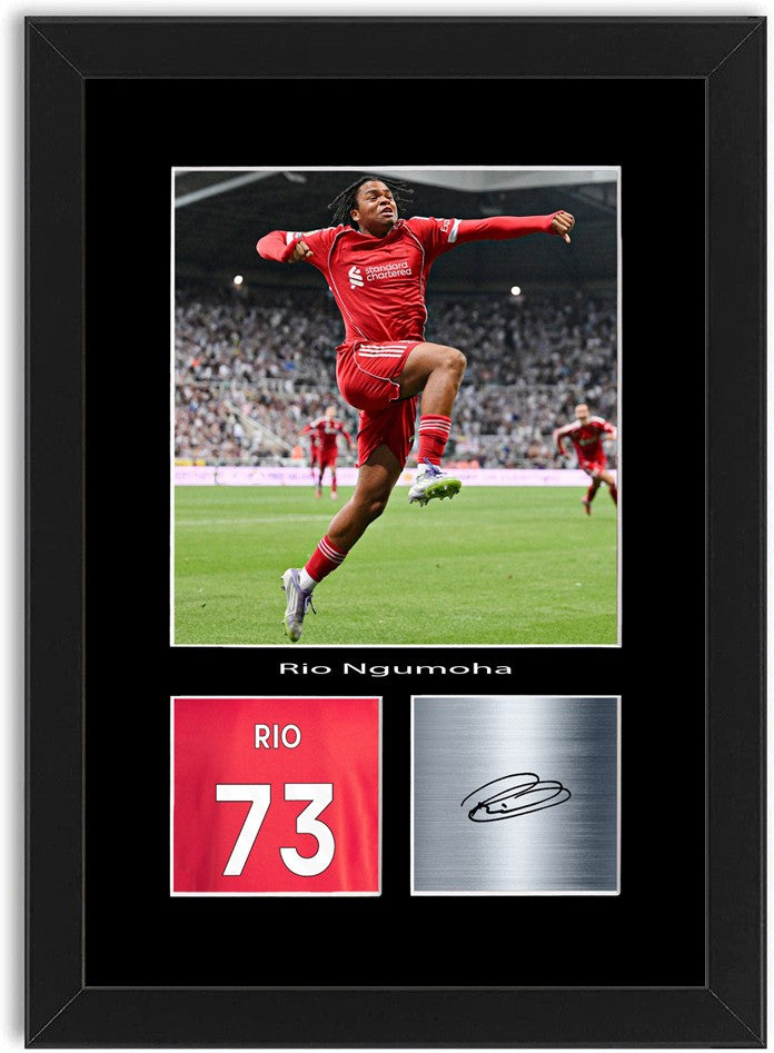 Rio Ngumoha Football Player Poster Signed Print Photo A4 Wall Art Framed