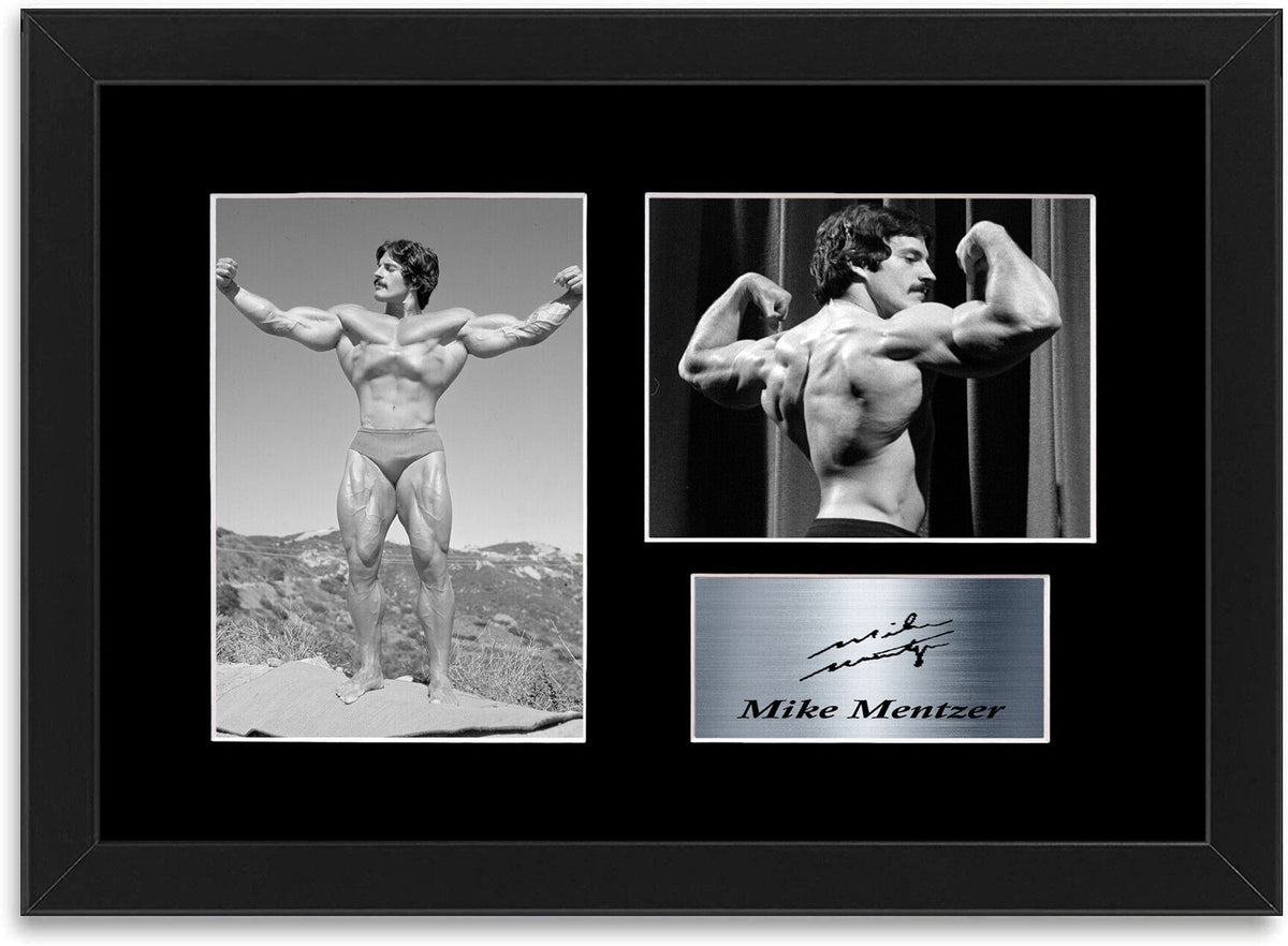 Mike Mentzer Bodybuilding Gym Motivational framed print by LJW Prints