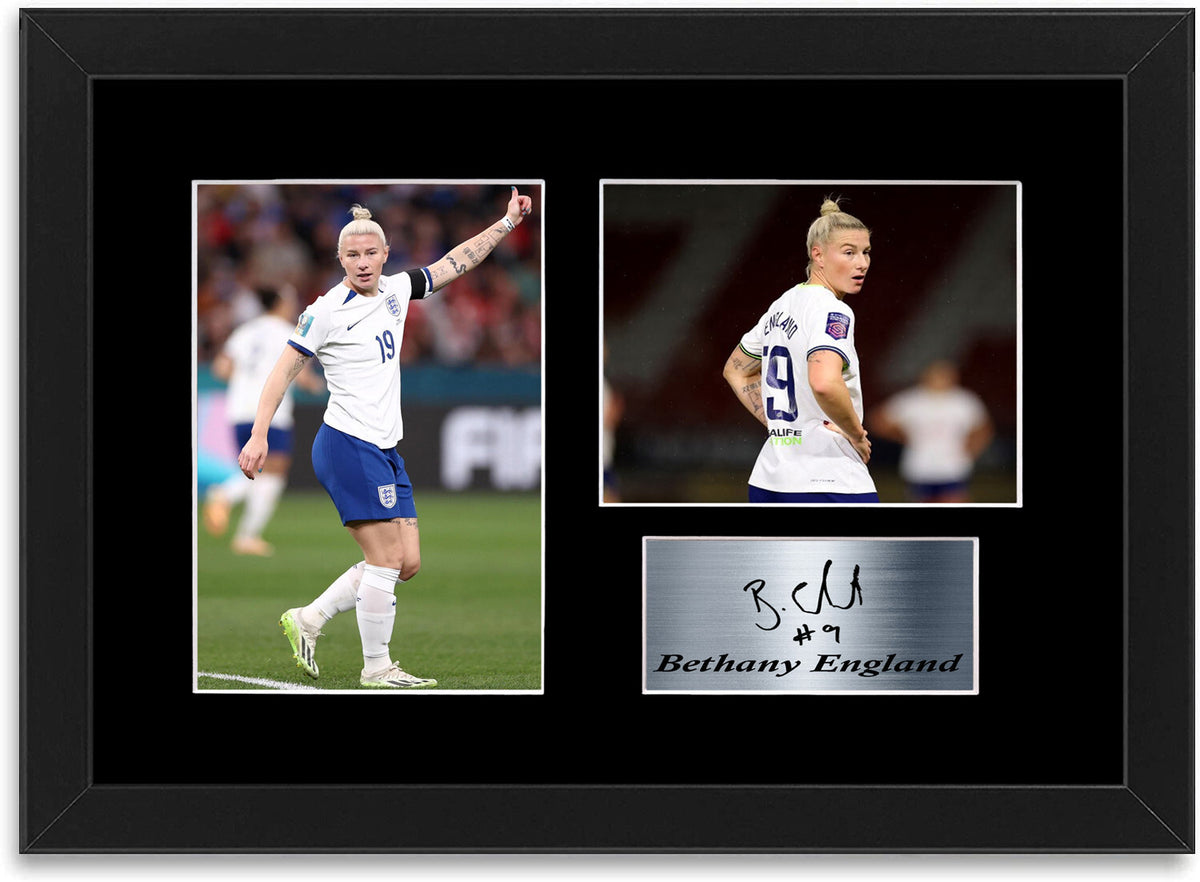 Bethany England framed print by LJW Prints