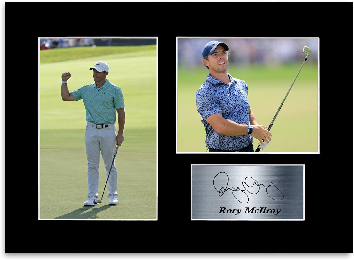Rory McIlroy Golf Player Signed Autograph Photo Display Poster A4